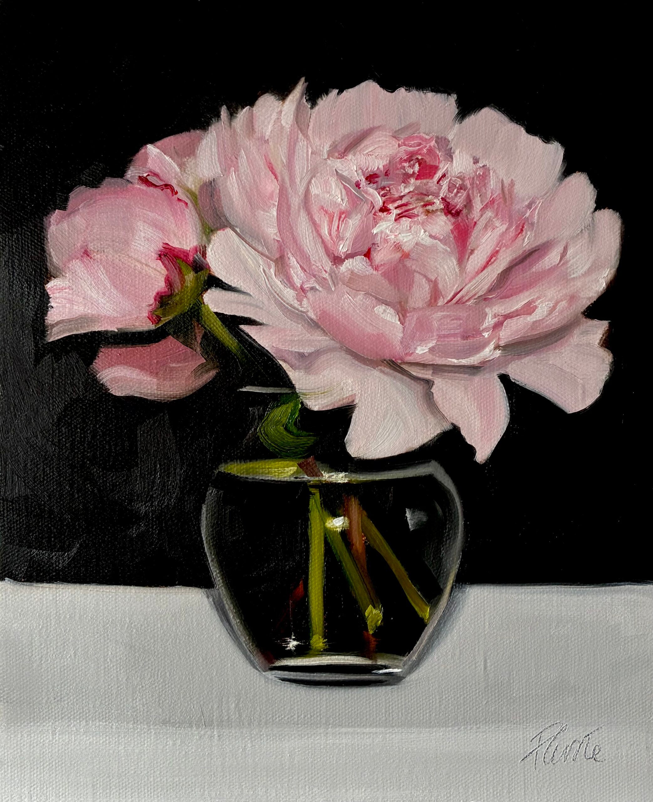 PAINTING PEONIES FROM A PHOTOGRAPH with Francesca Currie