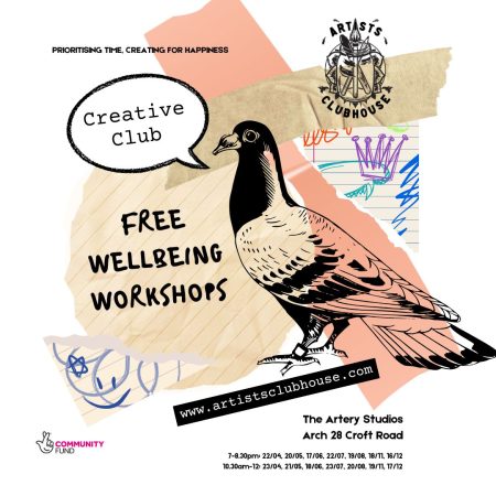 Creative Club – with Artists Clubhouse (free to attend)