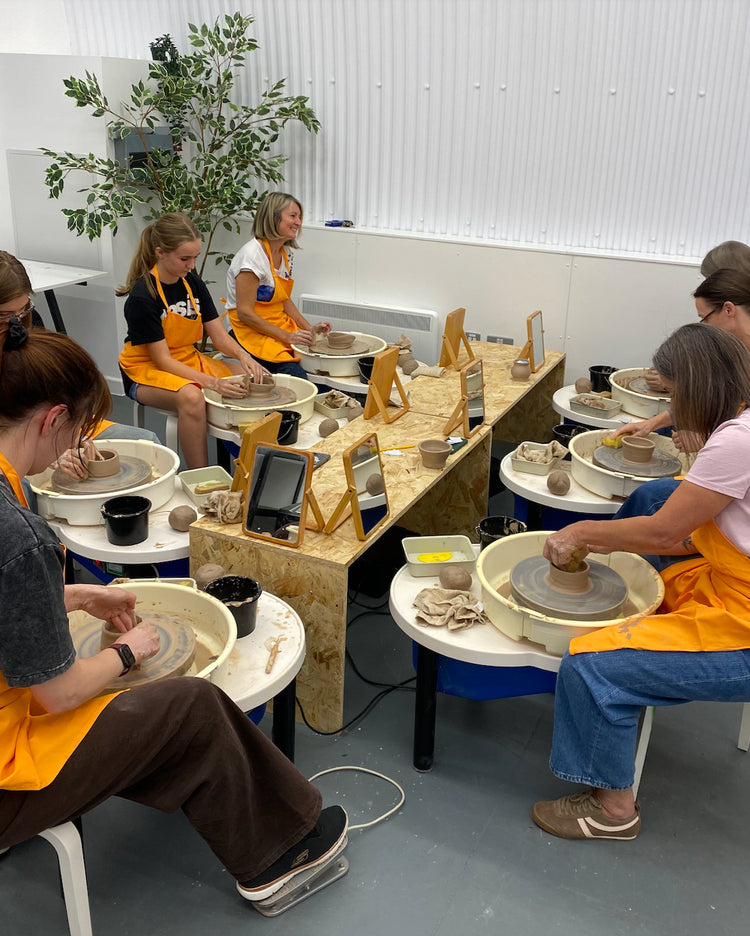 6 WEEK THROWING ON THE WHEEL COURSE With Pottery Folk (Jan/March)