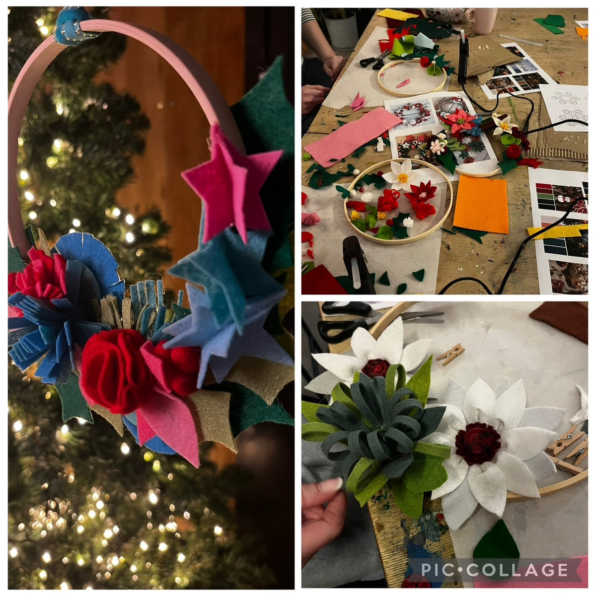 Felt Christmas Wreath-Making Workshop